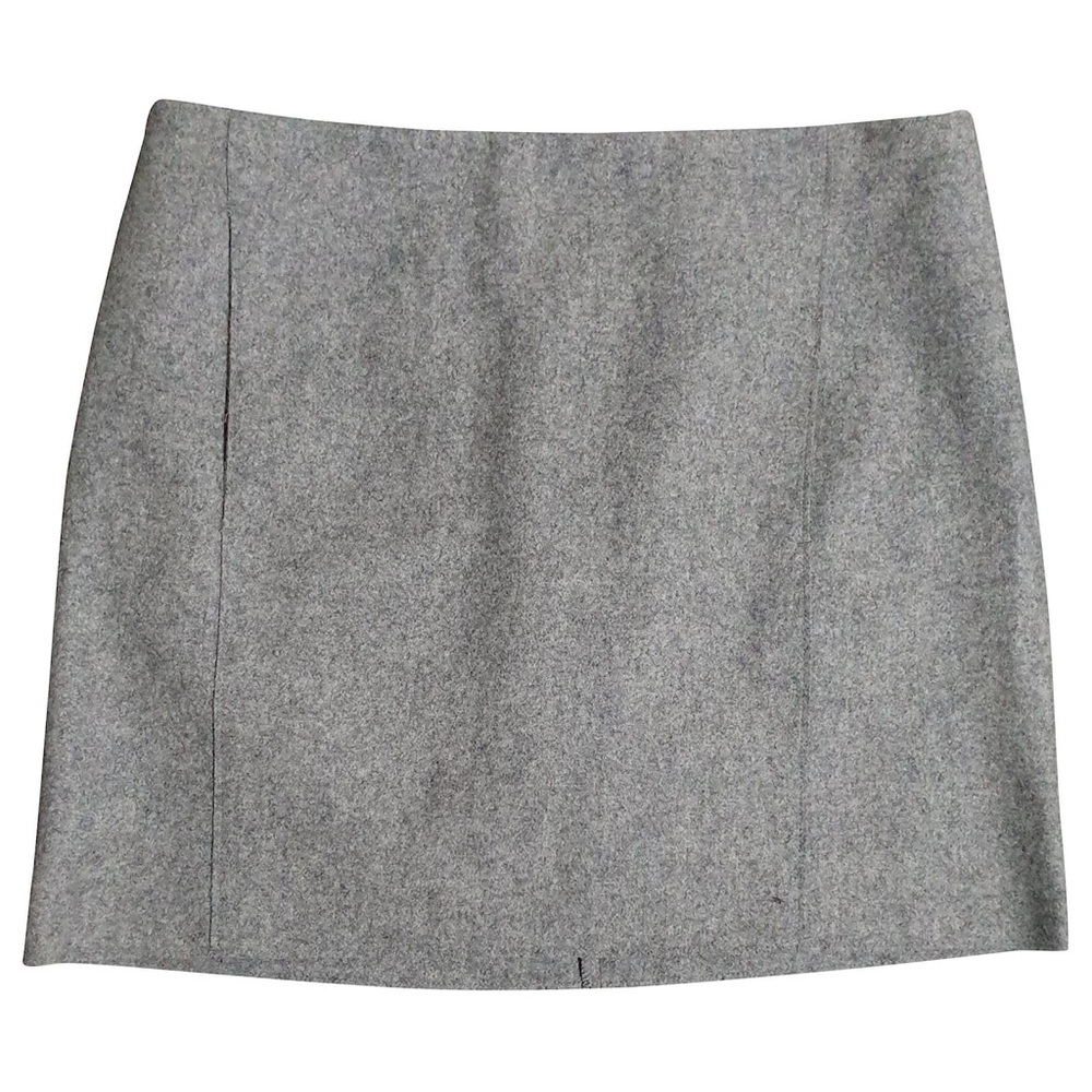 Cos Grey wool mini skirt